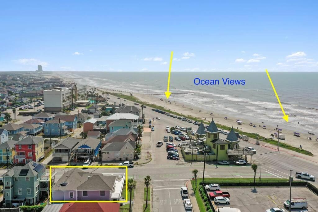 Galvez Oceanview Retreat Walk To Beach Or Pleasure Pier Villa Galveston Exterior foto